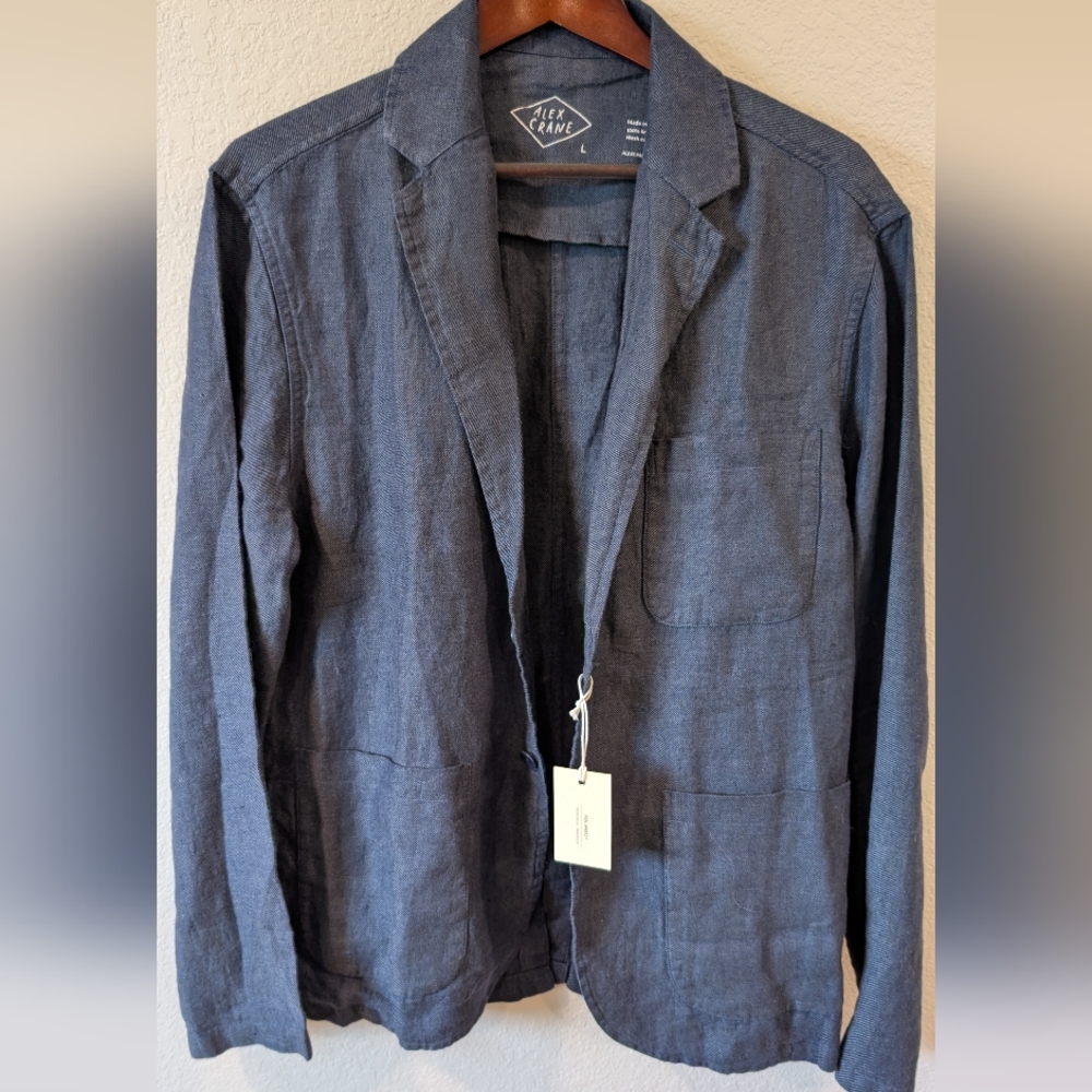 Alex Crane Alta French Linen Blazer NWT